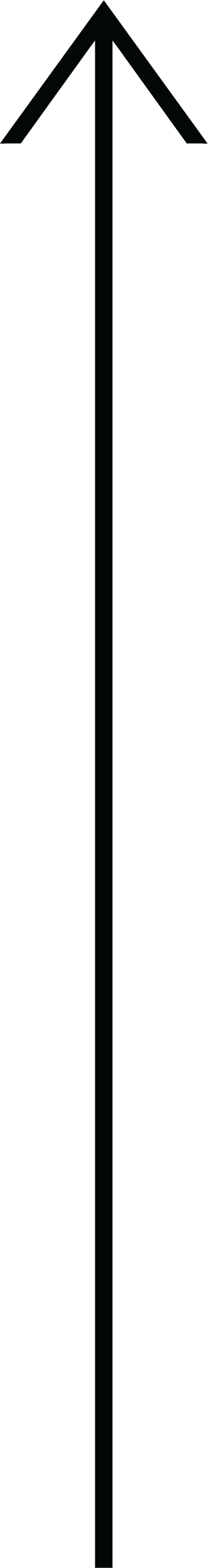 Arrow graphic for driving forward element