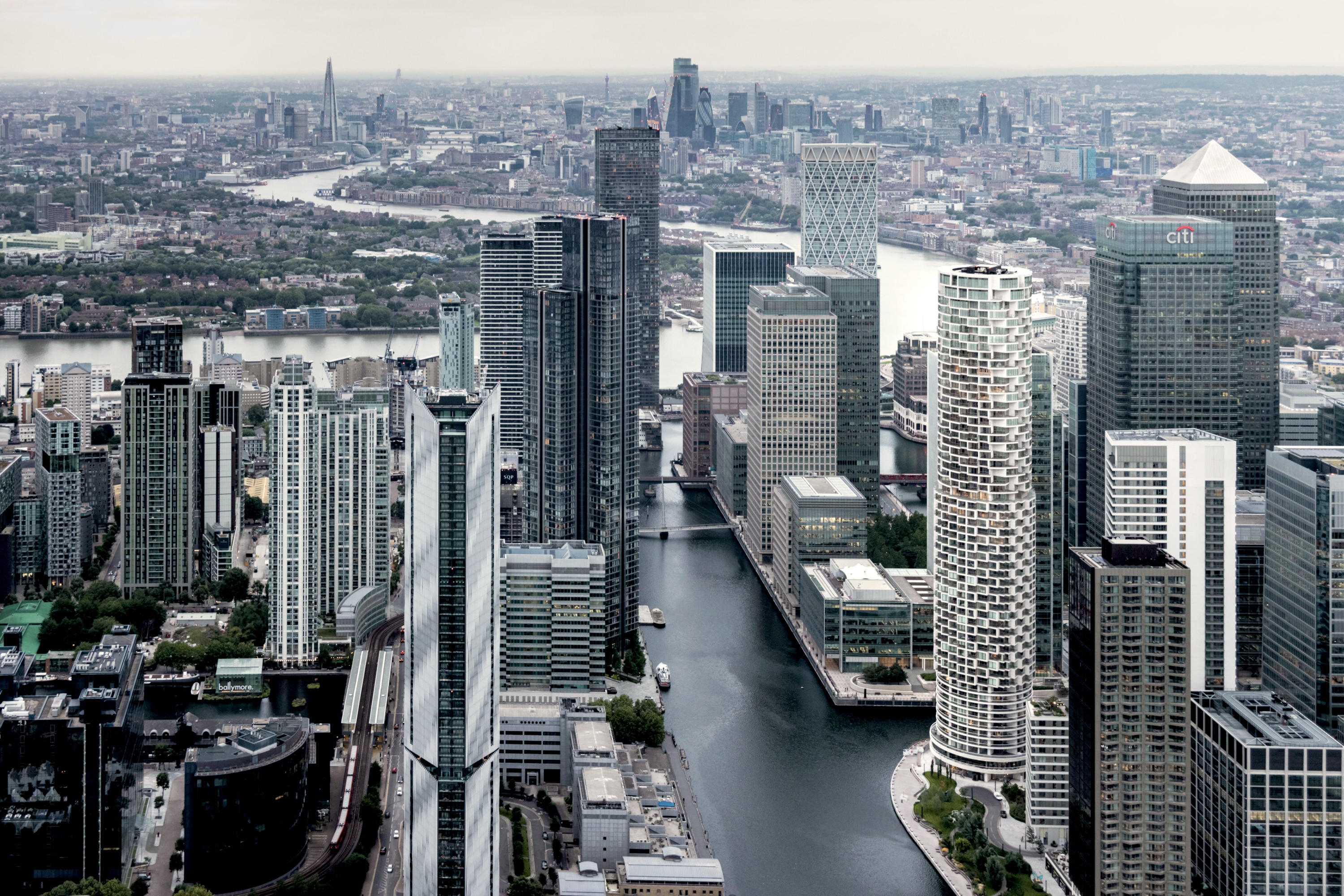 Cityscape of global reach