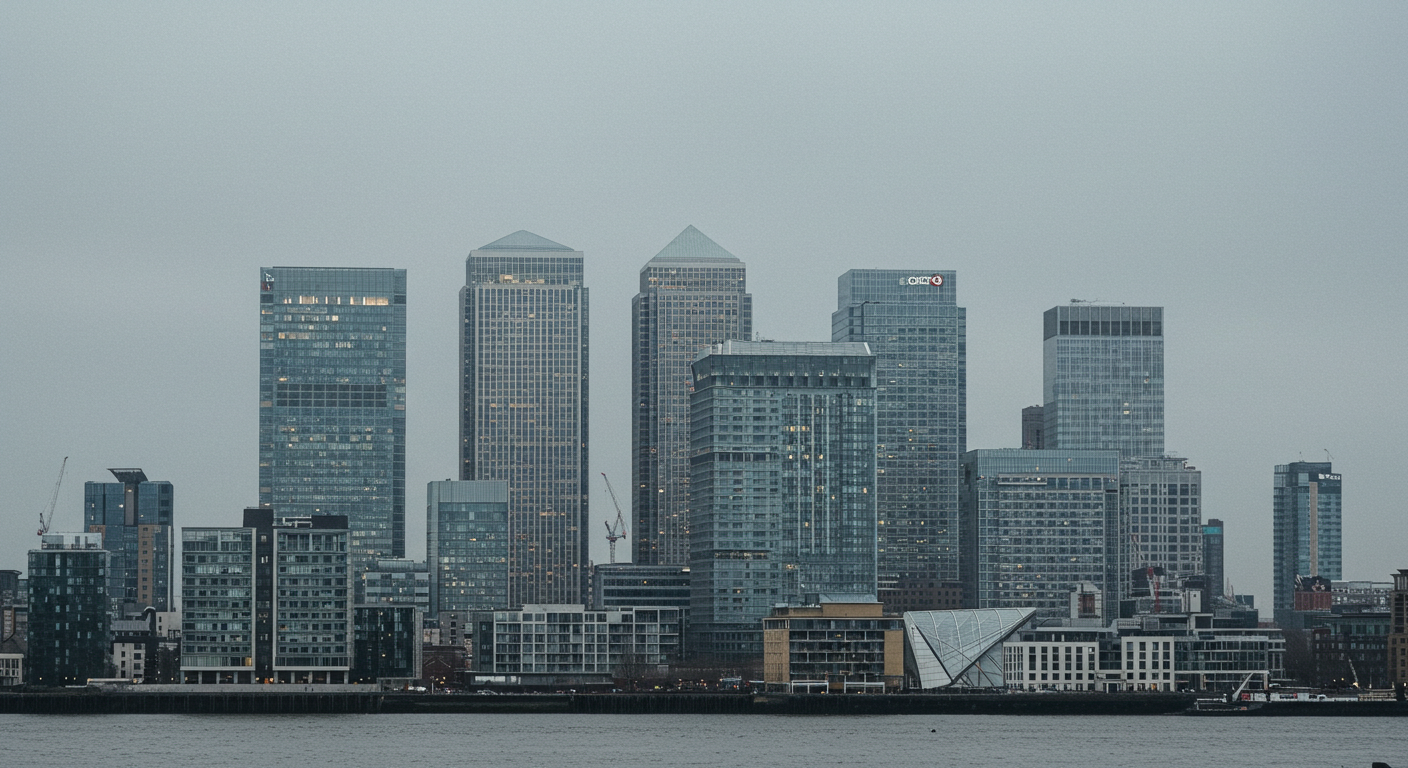 Cityscape of global reach